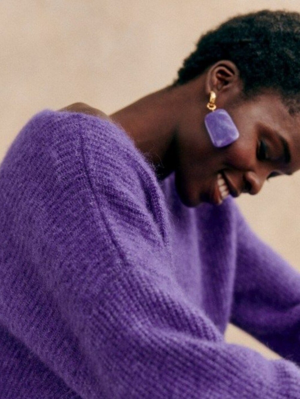 Sezane ~ Brad Jumper ~ Amethyst